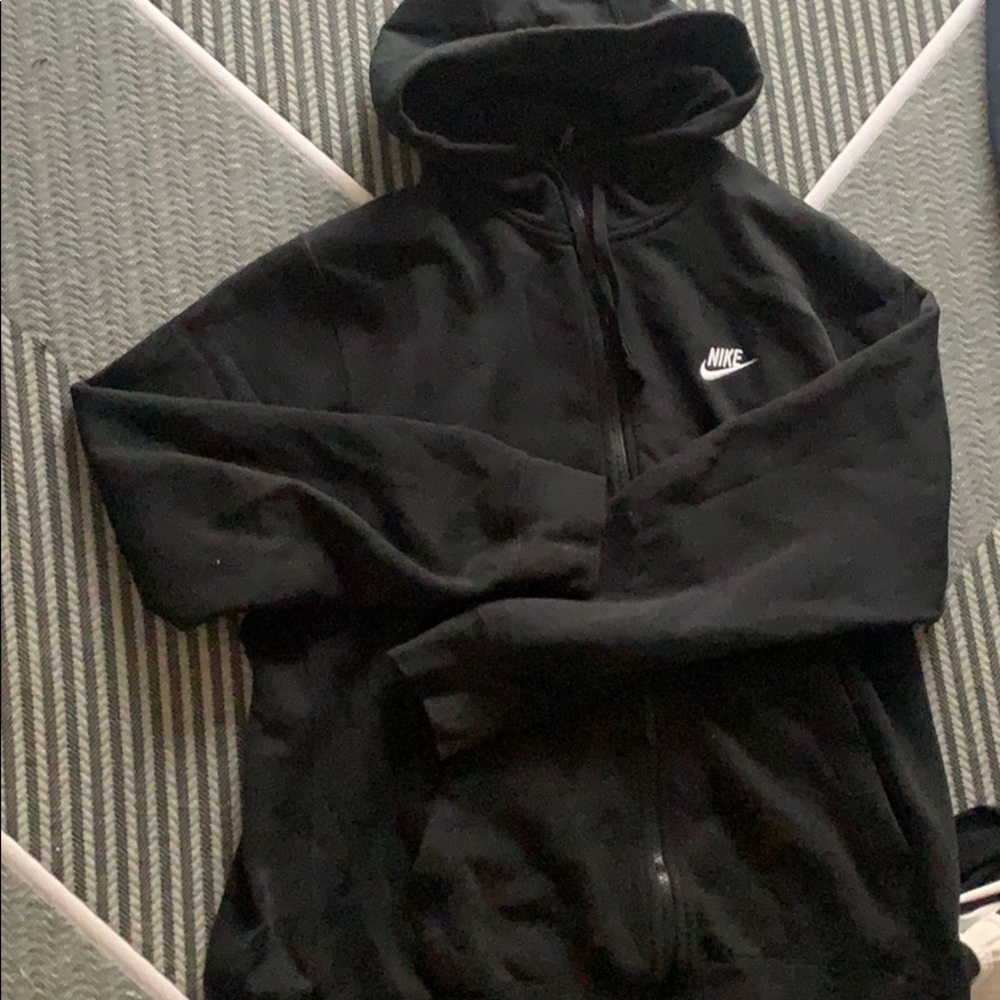 Men’s Nike Dri-Fit Full Zip Fleece Hoodie In Black